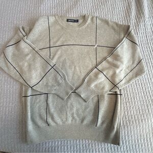 Nautica Large Men's gray Crewneck Sweater